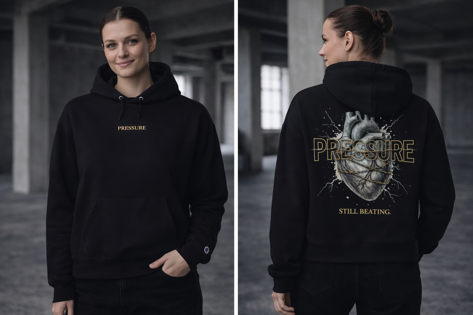 PRESSURE Champion Hoodie