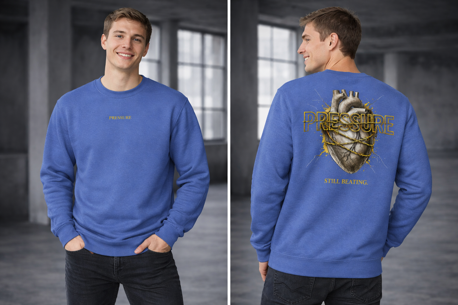 PRESSURE Crewneck