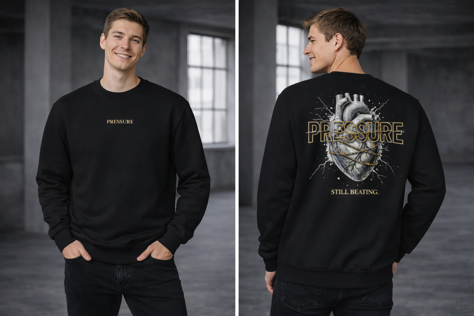 PRESSURE Crewneck