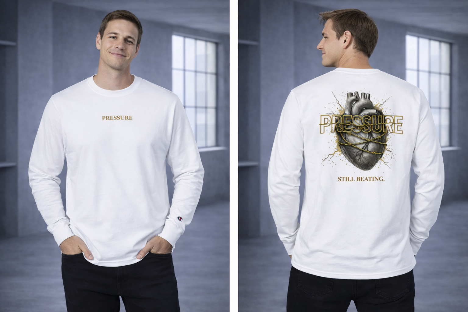 PRESSURE Champion Longsleeve