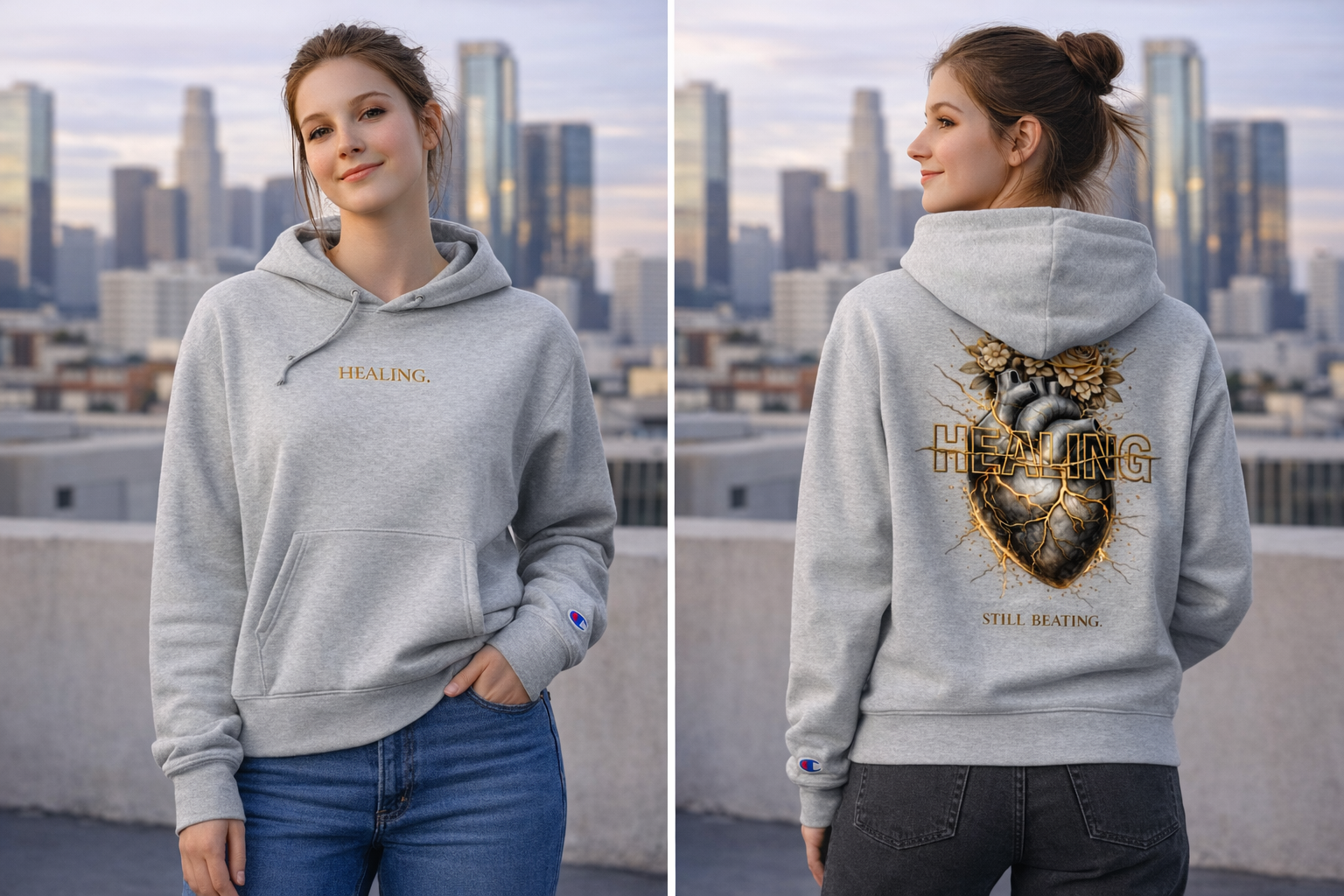HEALING Champion Hoodie