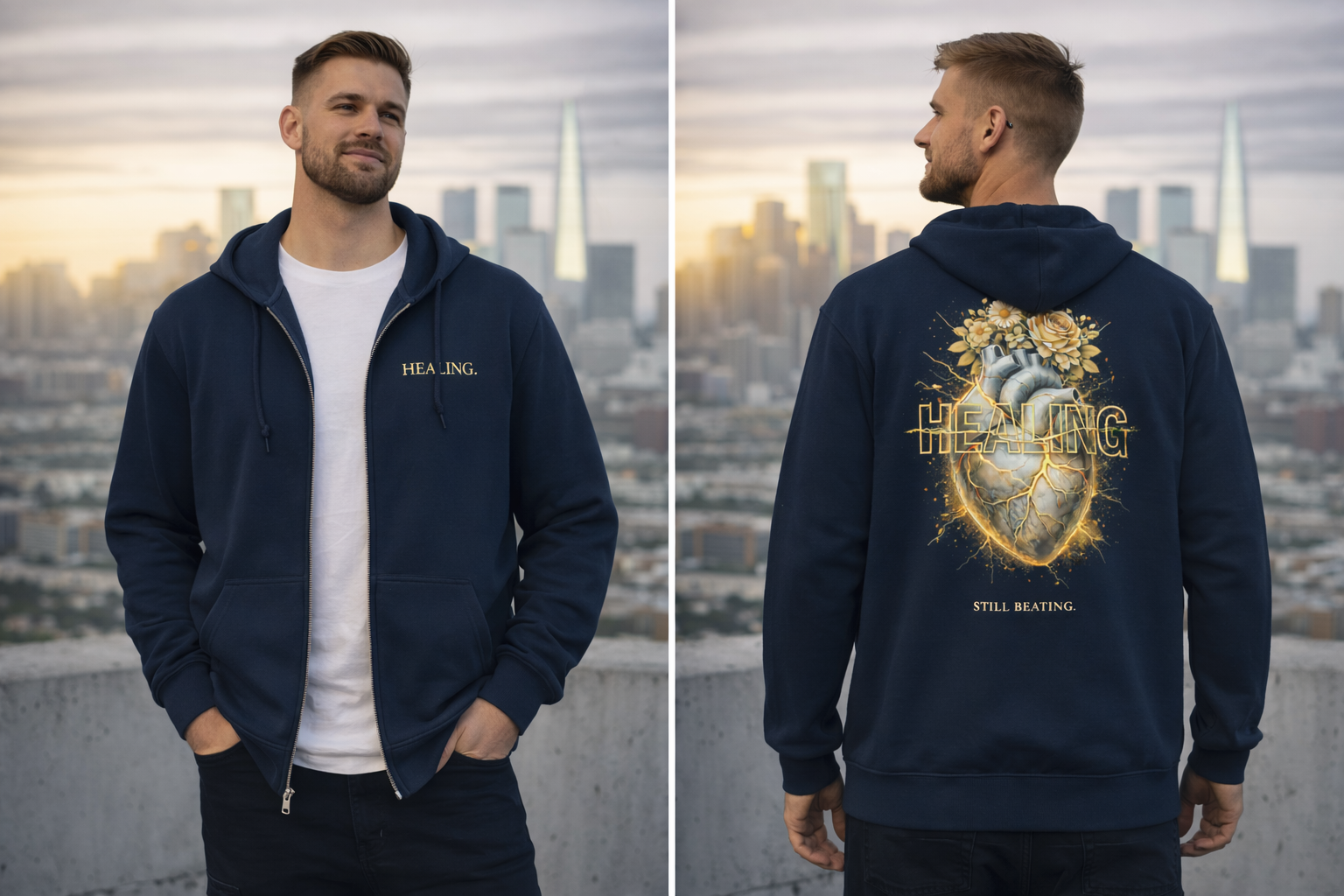 HEALING Zip Hoodie