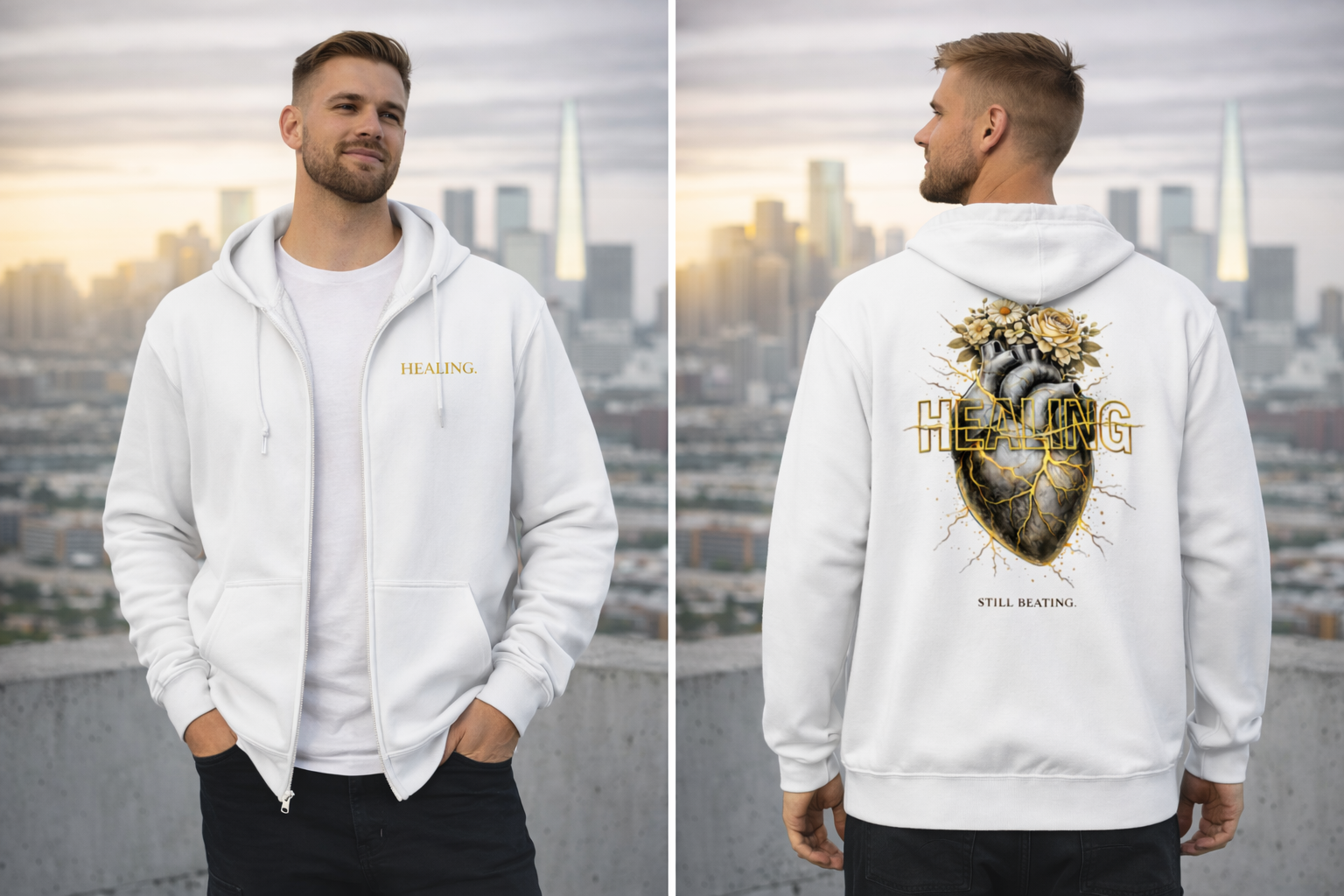 HEALING Zip Hoodie