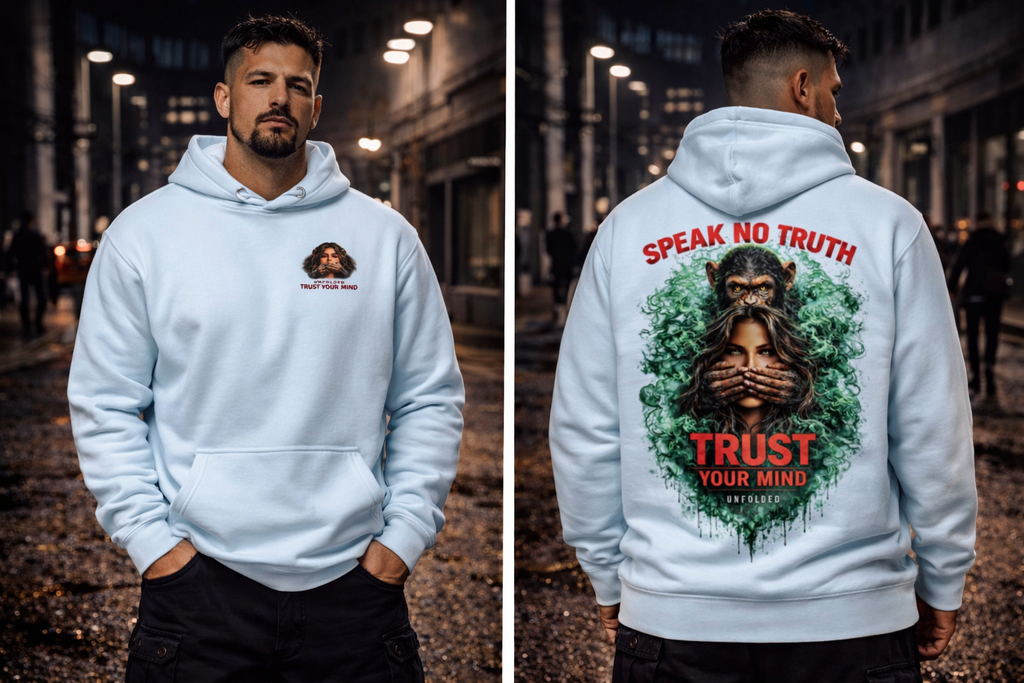 UNFOLDED – „Speak No Truth“ Unisex Hoodie