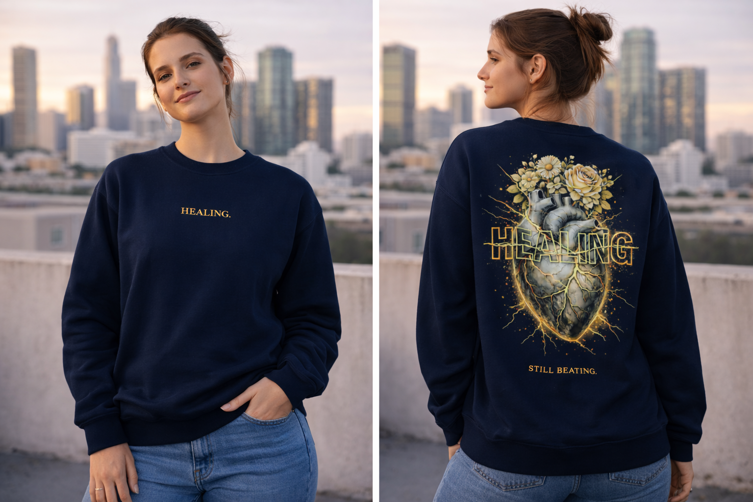 HEALING Crewneck