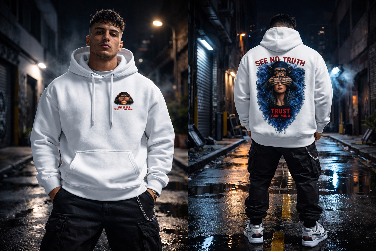 UNFOLDED – „See No Truth“ Hoodie (Unisex)