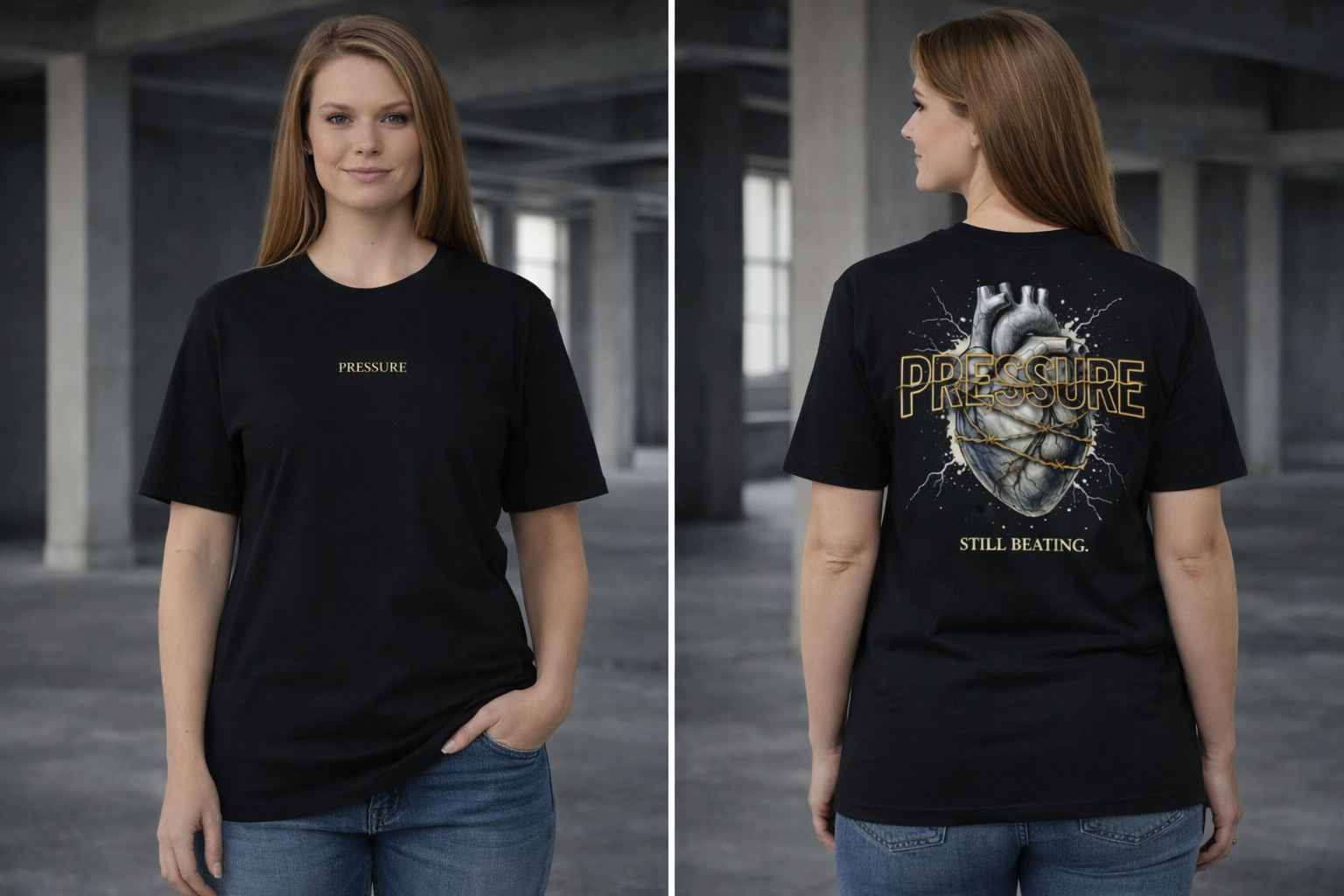 PRESSURE Heavyweight Tee
