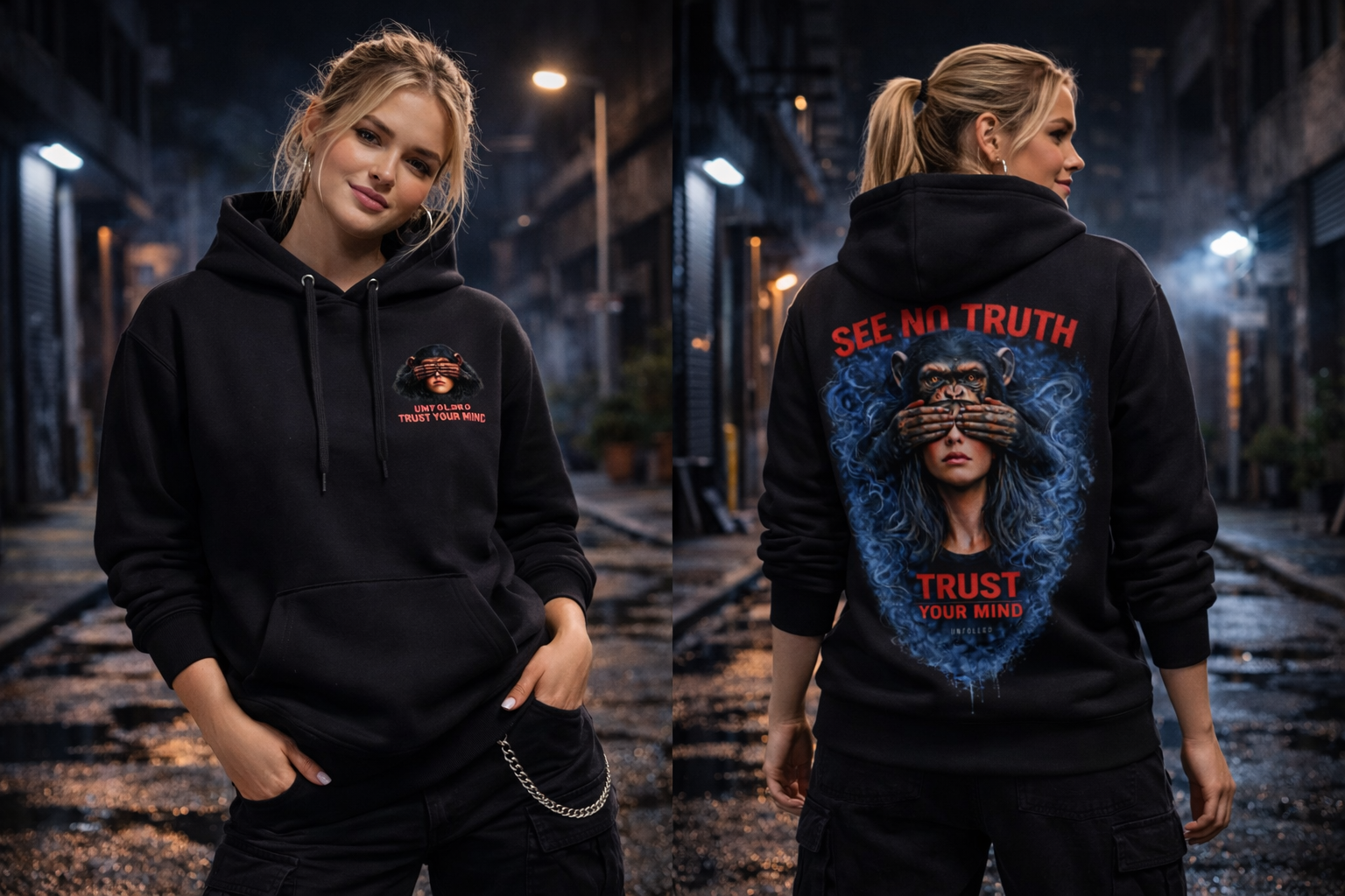 UNFOLDED – „See No Truth“ Hoodie (Unisex)