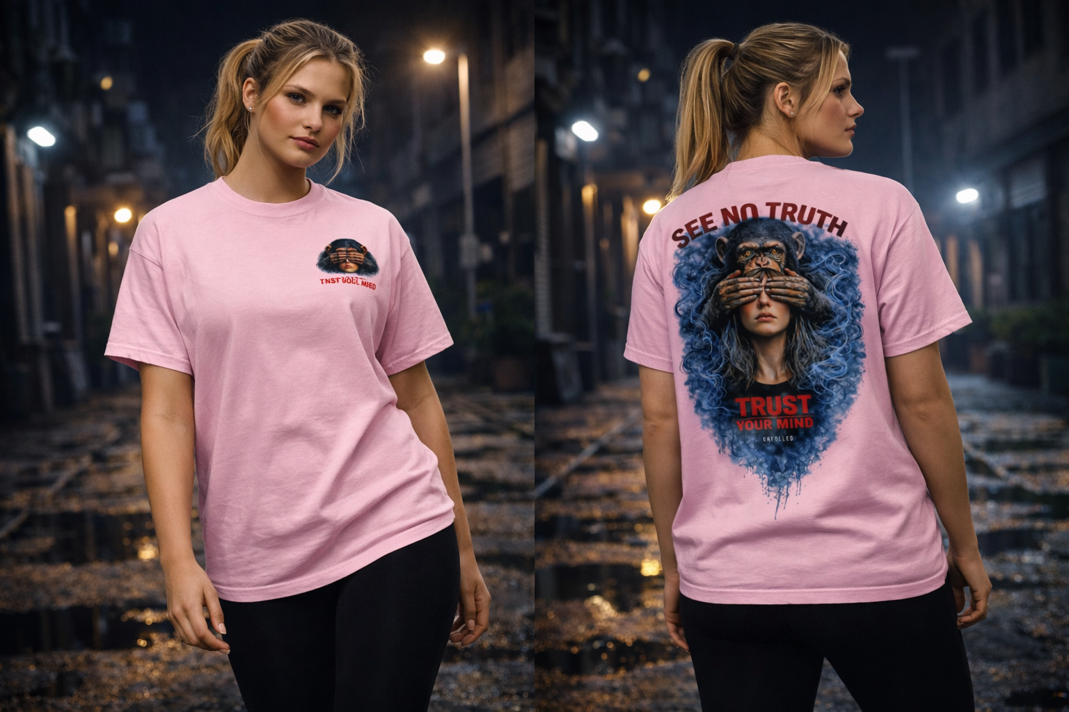UNFOLDED – „See No Truth“ Heavyweight Tee