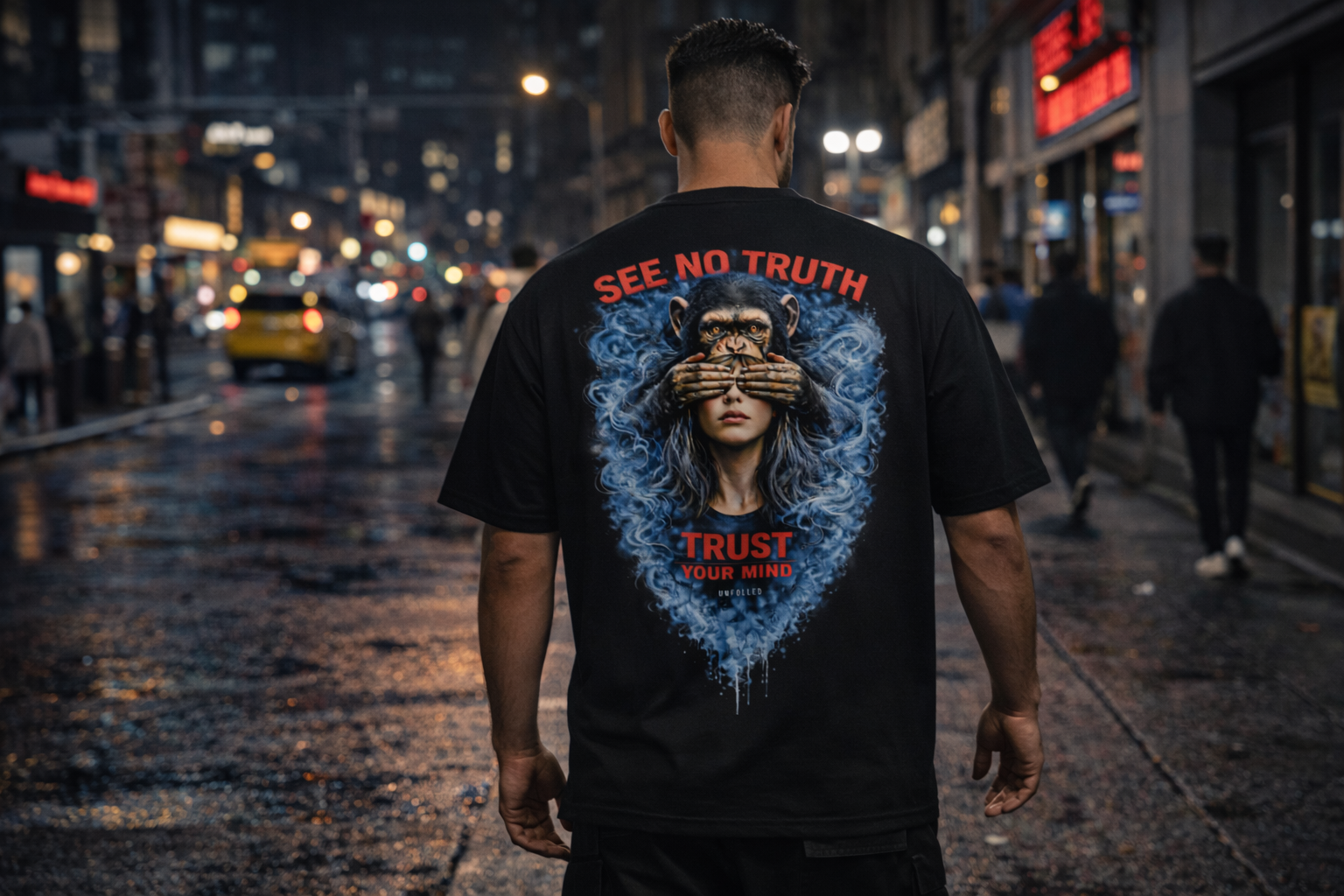 UNFOLDED – „See No Truth“ Heavyweight Tee
