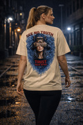 UNFOLDED – „See No Truth“ Oversized Unisex Bio-T-Shirt