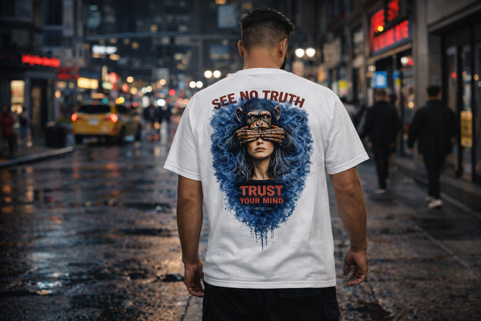 UNFOLDED – „See No Truth“ Heavyweight Tee