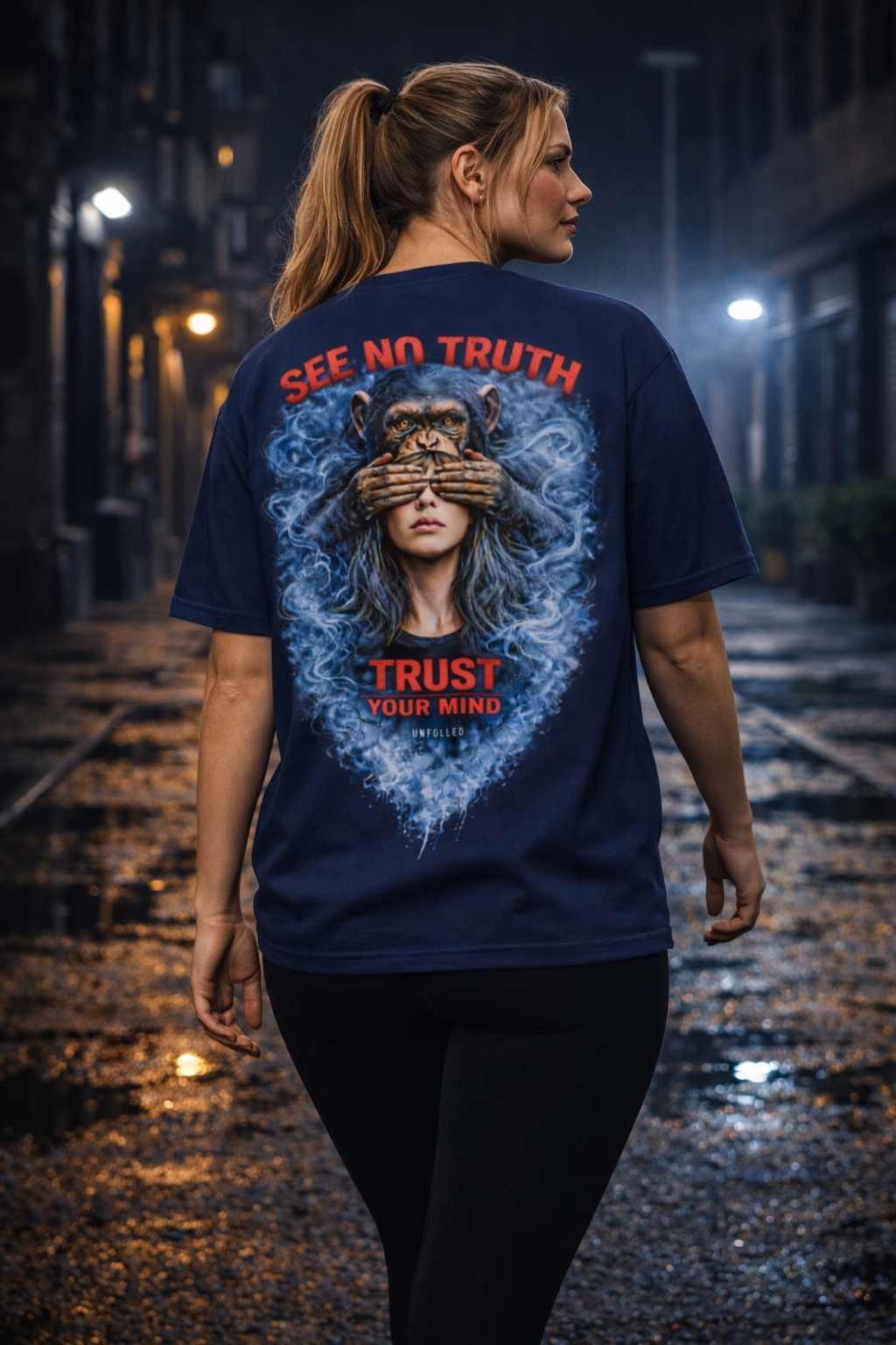 UNFOLDED – „See No Truth“ Heavyweight Tee
